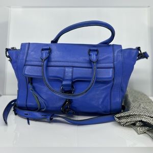 Rebecca Minkoff Moto Blue Crossbody Handbag